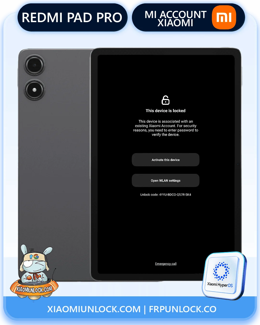 Xiaomi Poco X3 Pro MI Account